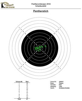 Scheibenbild von Karl Thoma